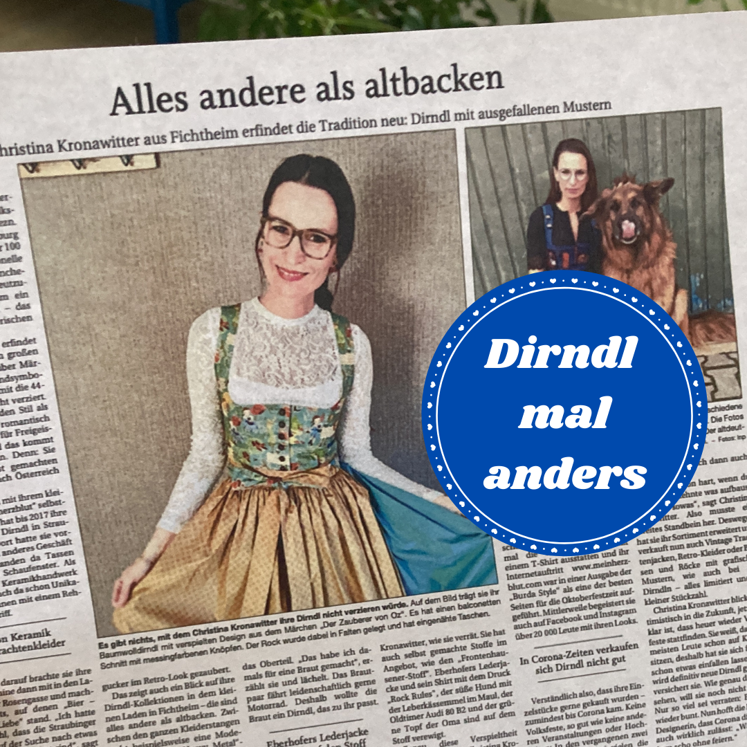außergewöhnliche Dirndl retro rocker Dirndl im Bierzelt 