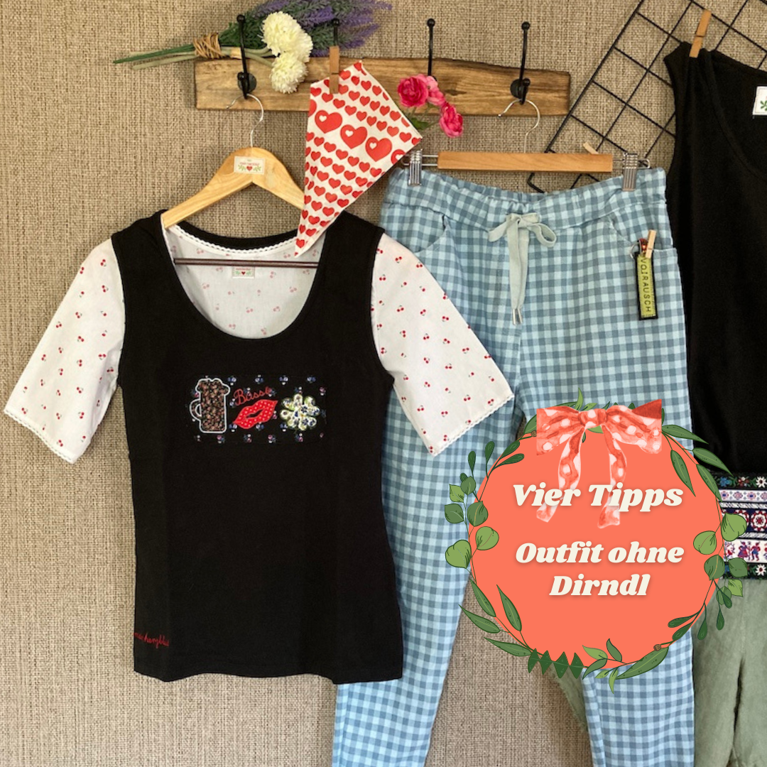 Outfits ohne Dirndl und Lederhose für das Volksfest von mein herzblut online Shop