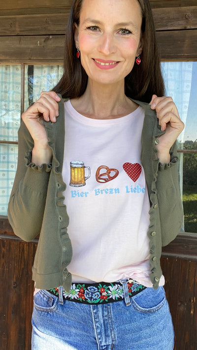Shirt Beer Brezn Love in pink