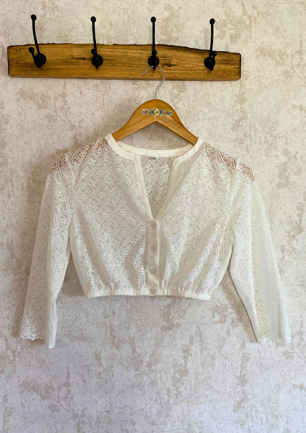 Bluse dreiviertelarm herzblut shop