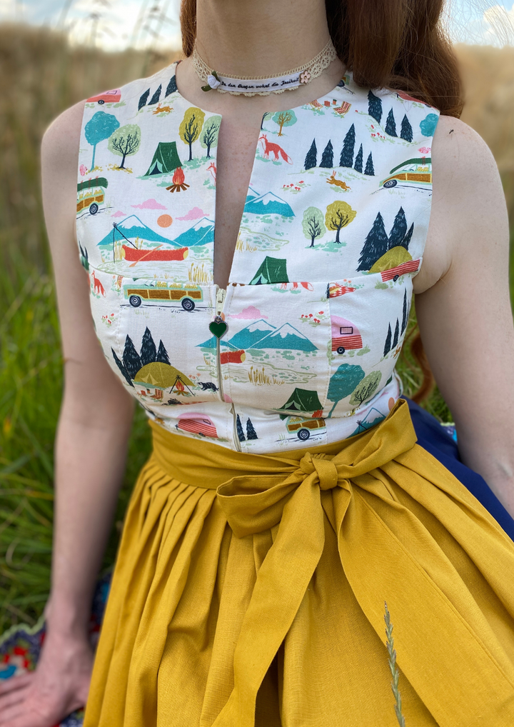 Retro Dirndl "camper"
