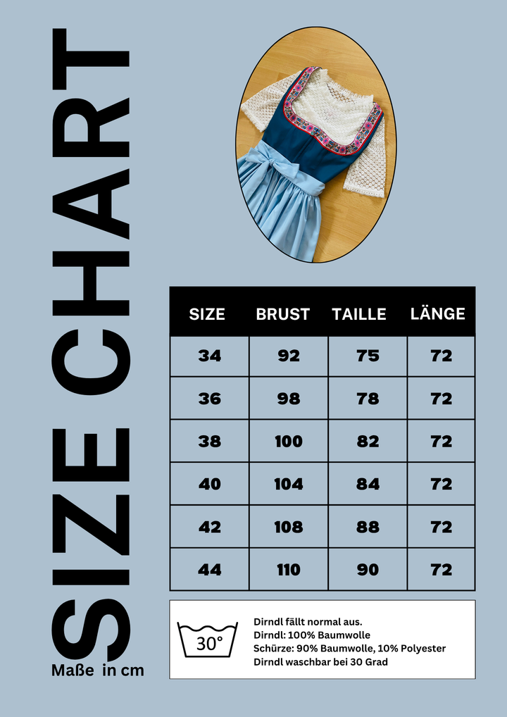 Retro Dirndl "Pettirol"