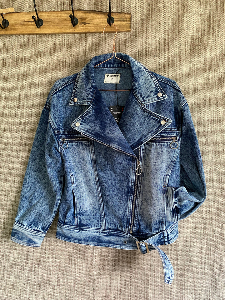 Jeans Jacke stone washed
