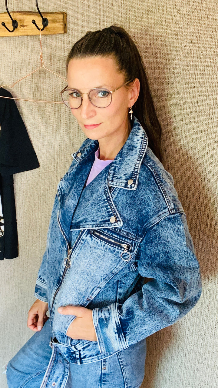 Jeans Jacke stone washed