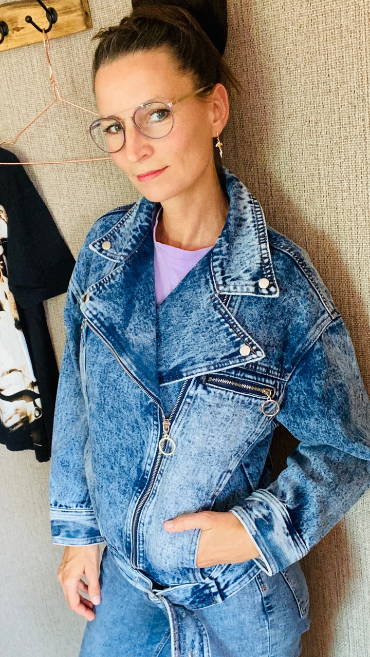 Jeans Jacke stone washed