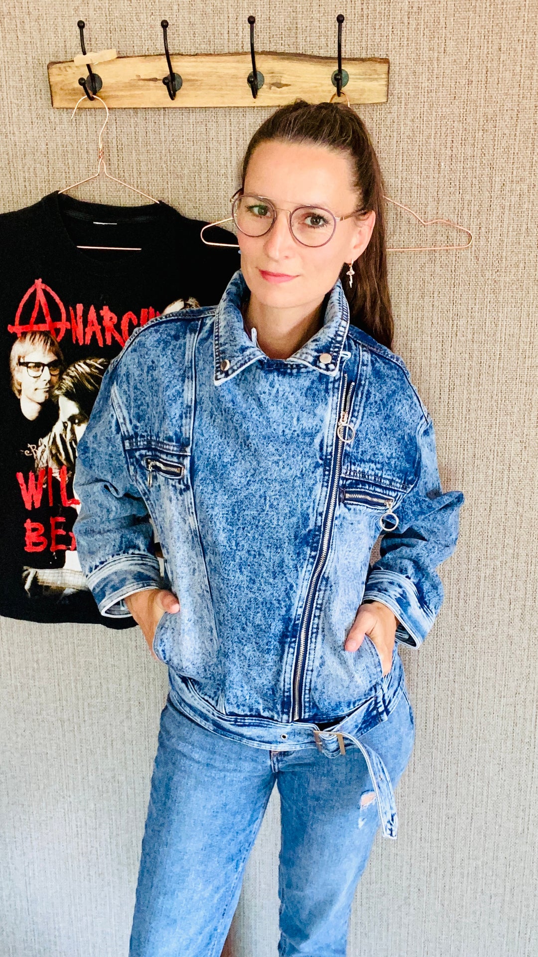 Jeans Jacke stone washed