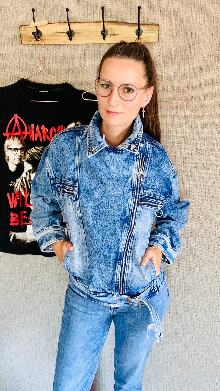 Jeans Jacke stone washed