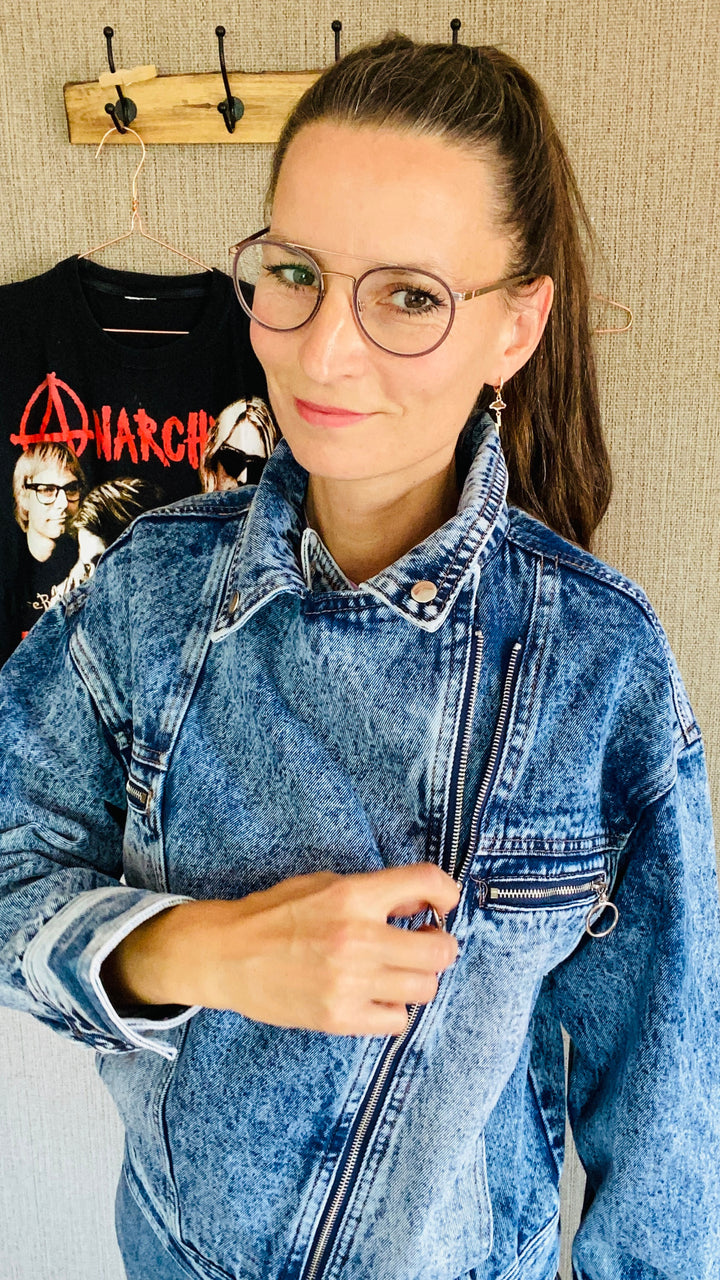 Jeans Jacke stone washed