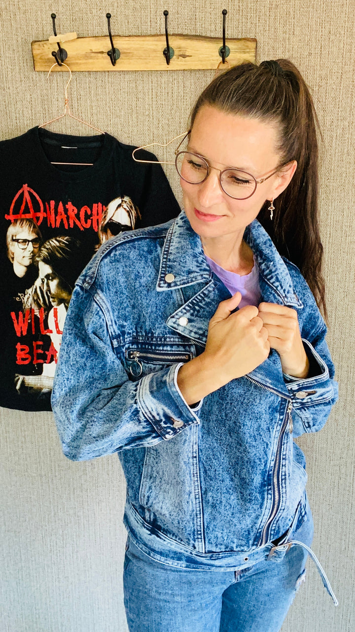 Jeans Jacke stone washed