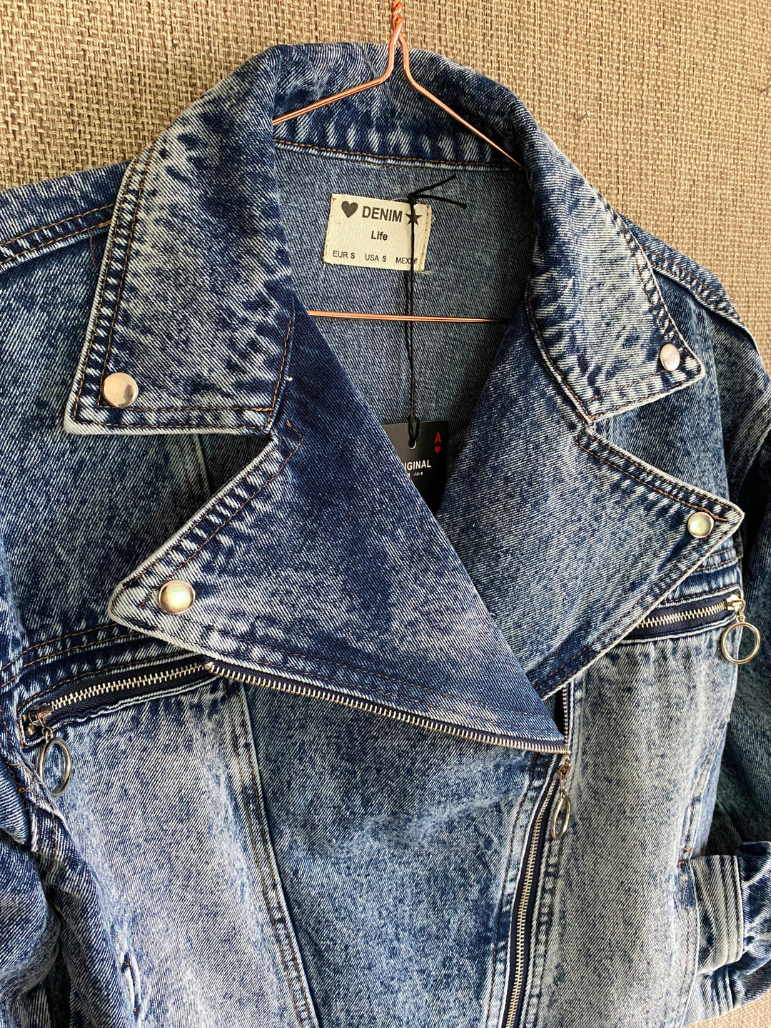 Jeans Jacke stone washed