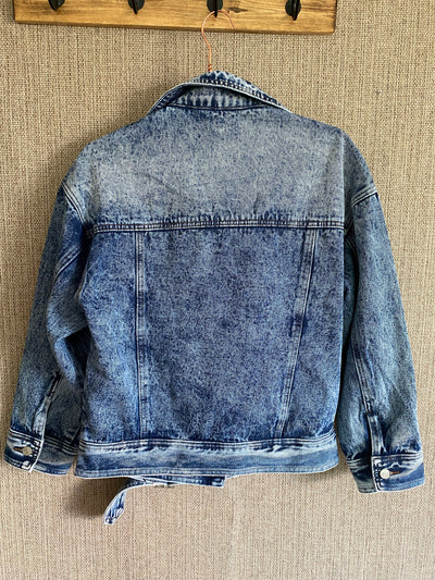 Jeans jacket stone washed