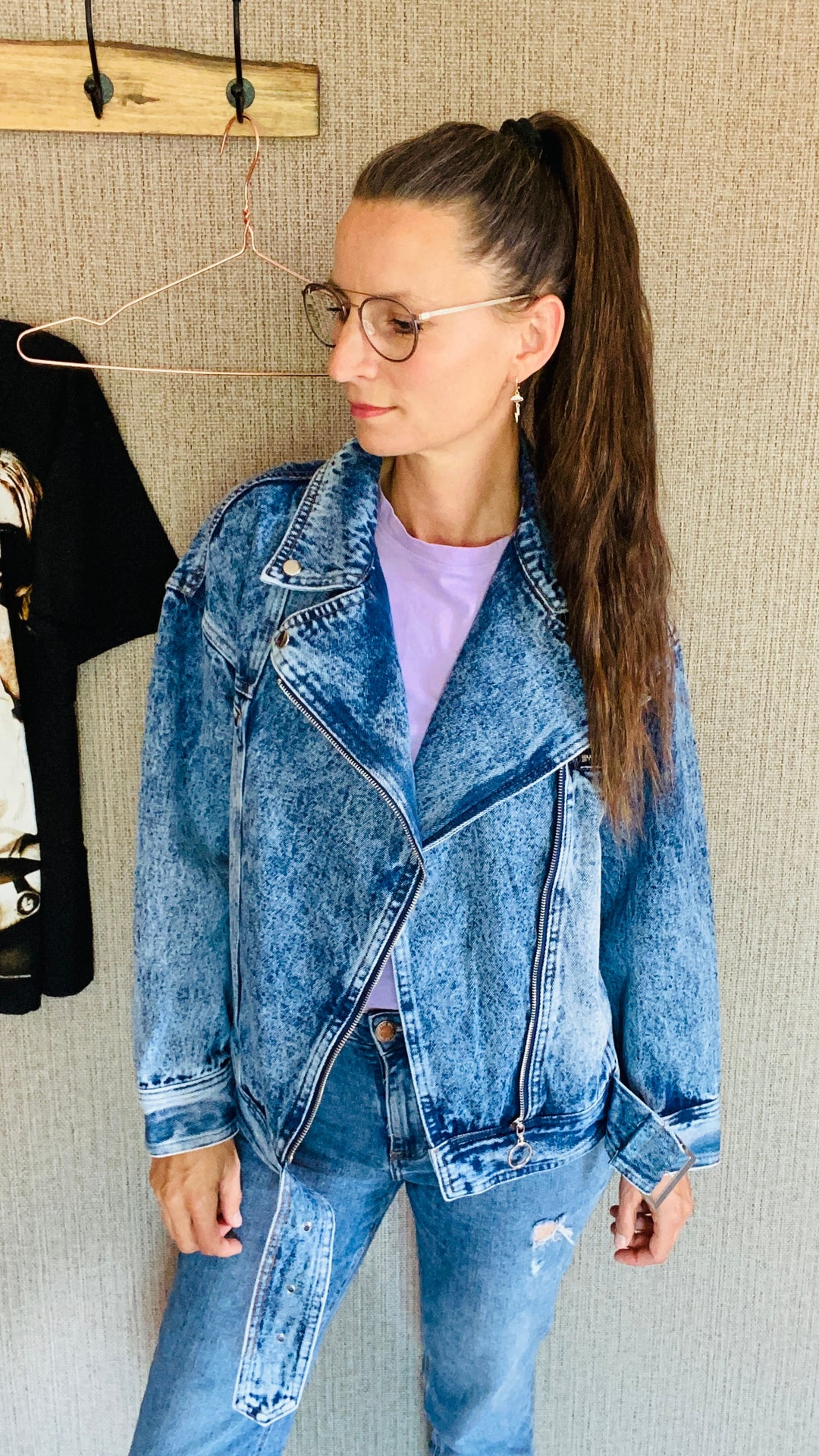 Jeans Jacke stone washed