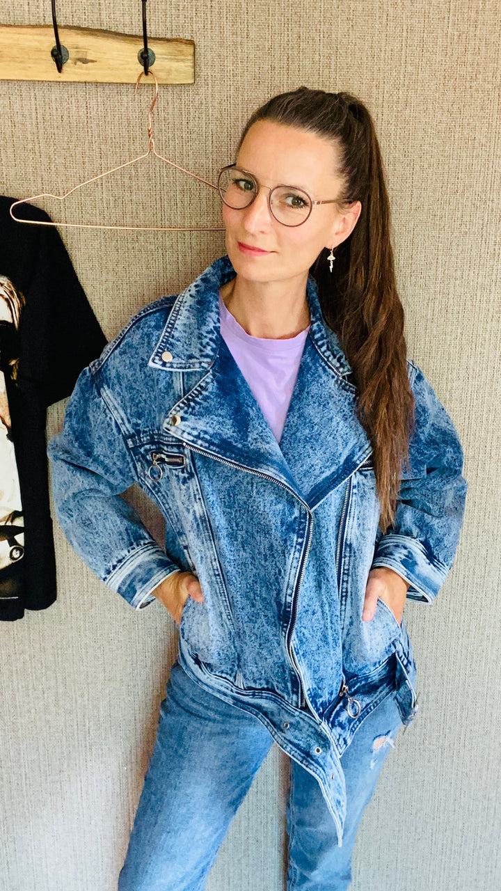 Jeans Jacke stone washed