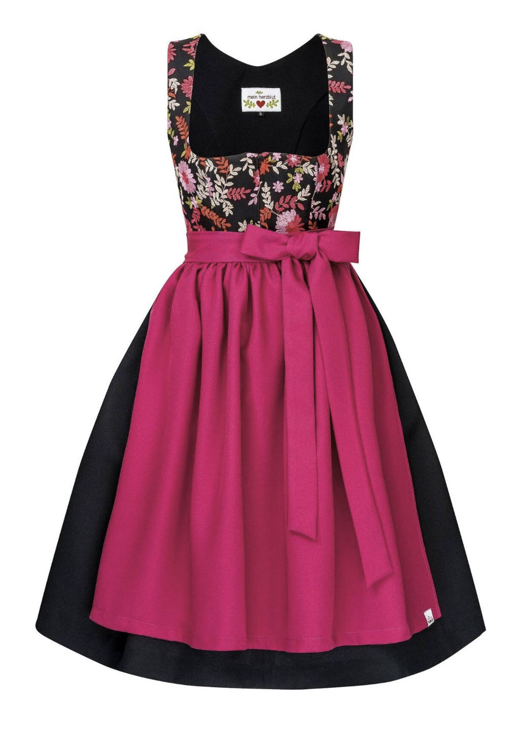 Dirndl bestickt mit Schürze 