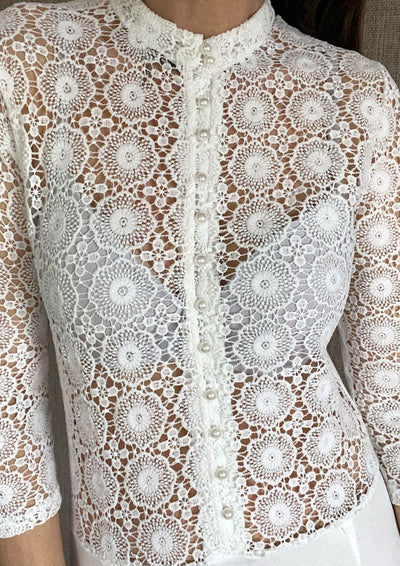 Dirndl Body mit Knöpfen