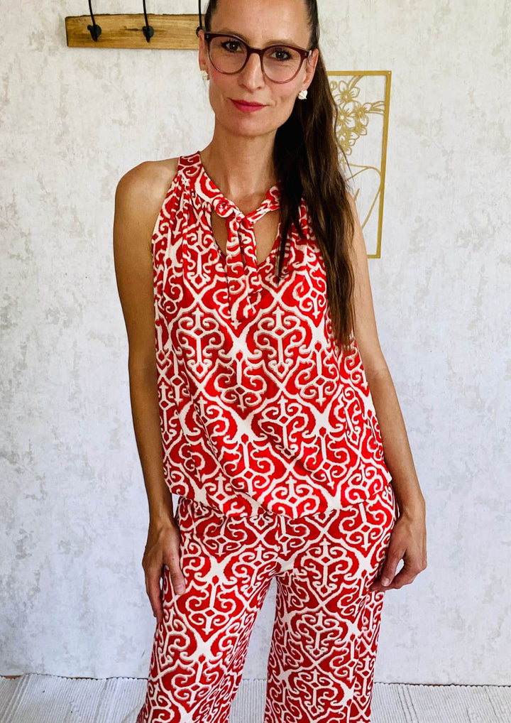 Boho Outfi in rot