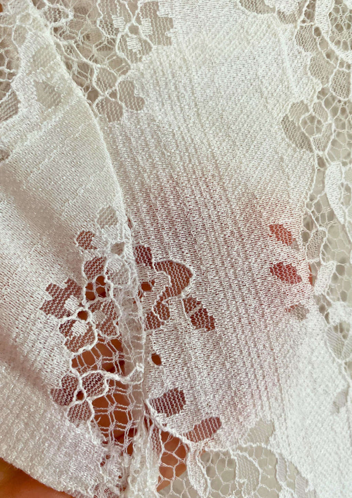 Spitzenbluse mit hohen Baumwollanteil