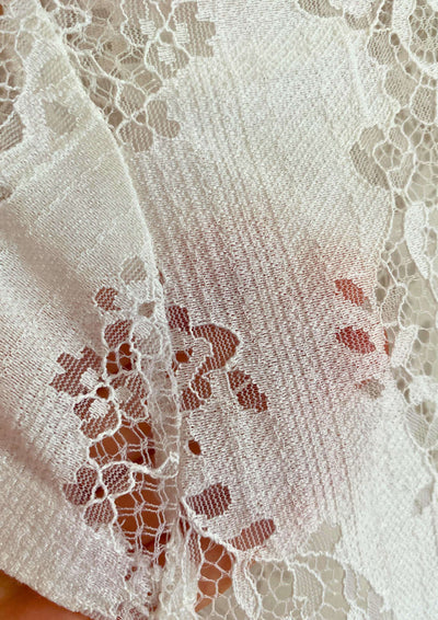 Spitzenbluse mit hohen Baumwollanteil