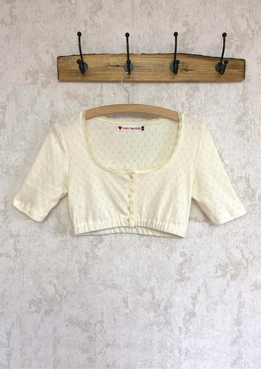 Dirndlbluse mit Knöpfen mein herzblut Shop