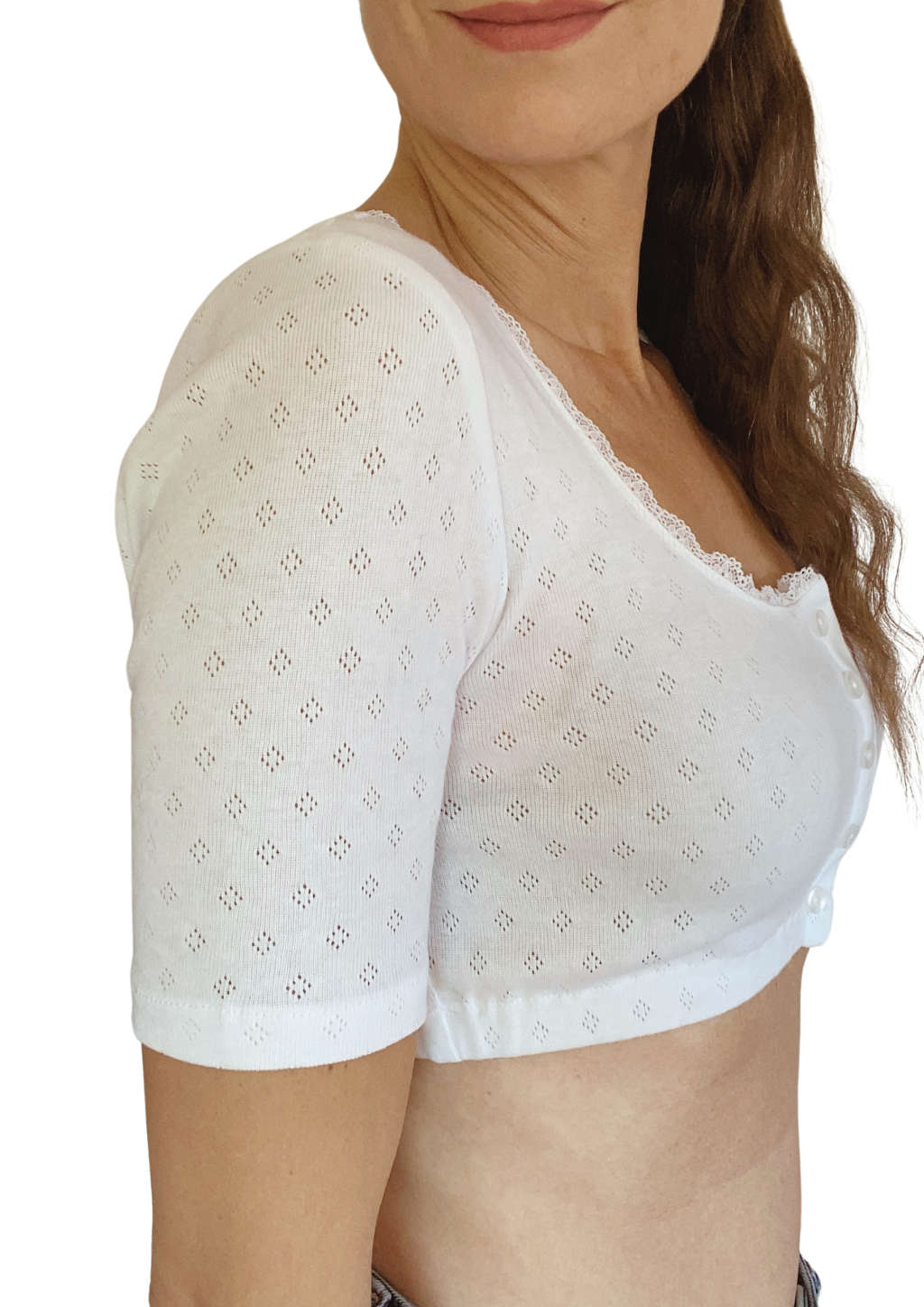 Retro Vintage Stil Dirndlbluse mein herzblut Shop