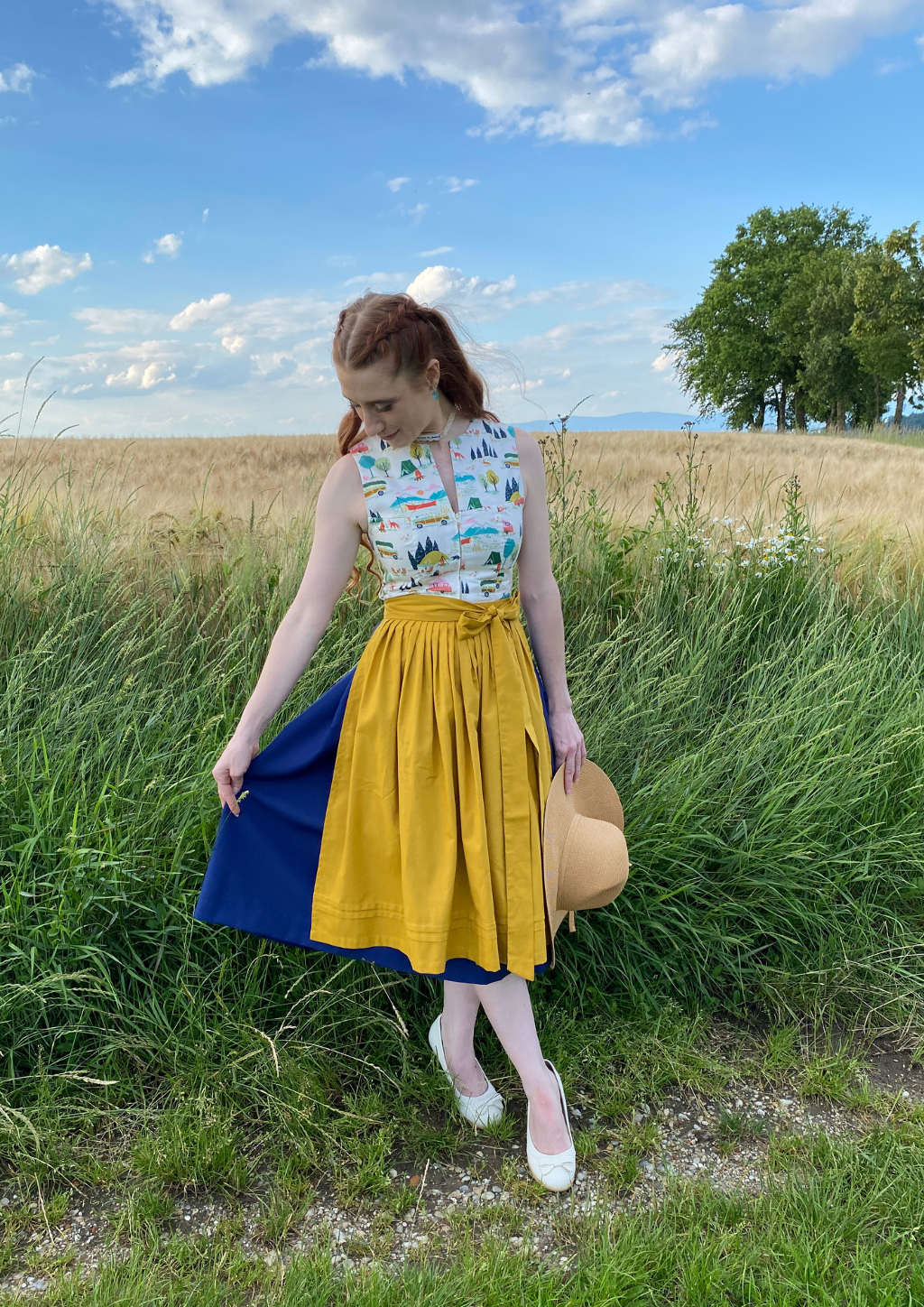 Retro Dirndl "camper"