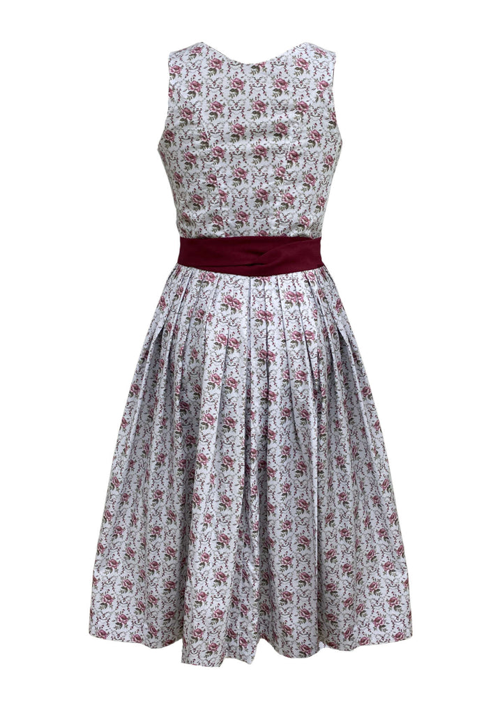 Dirndl balconette in lila und grau  