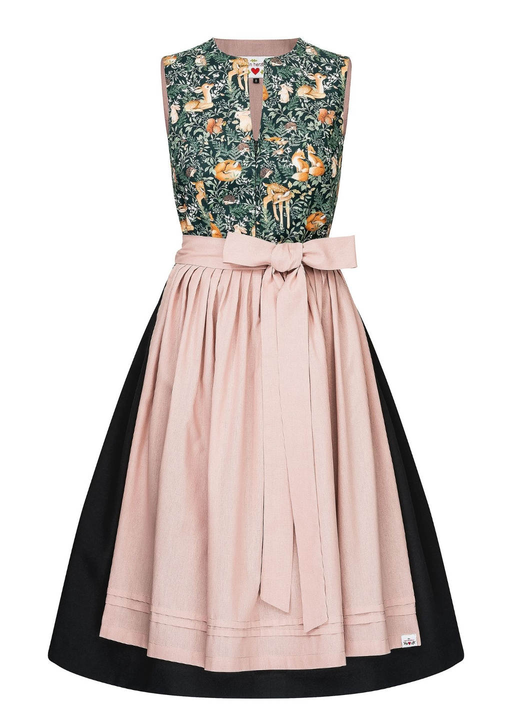 Dirndl Hochgeschlossen Grun