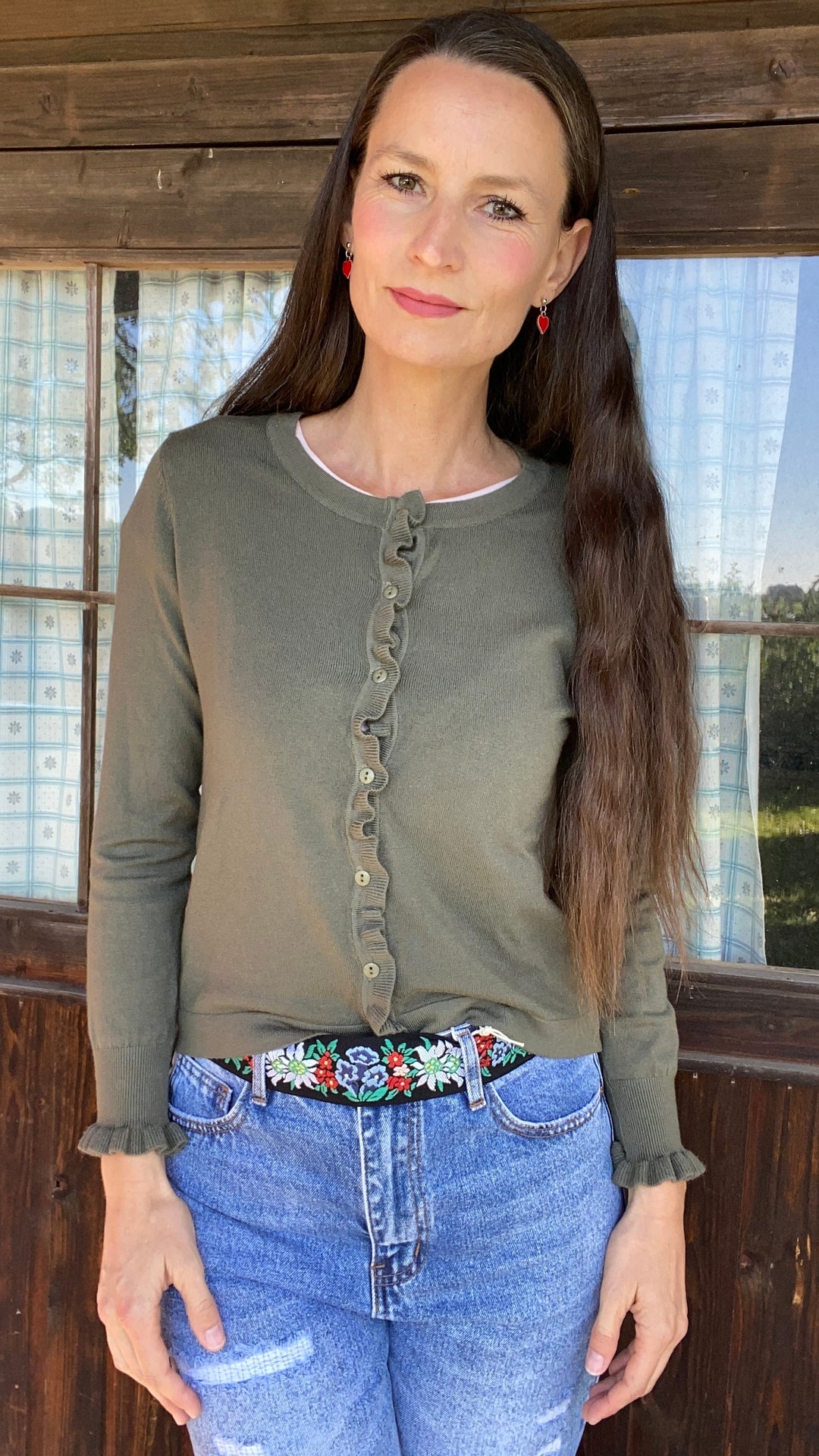 Günstige Dirndl Strickjacke 