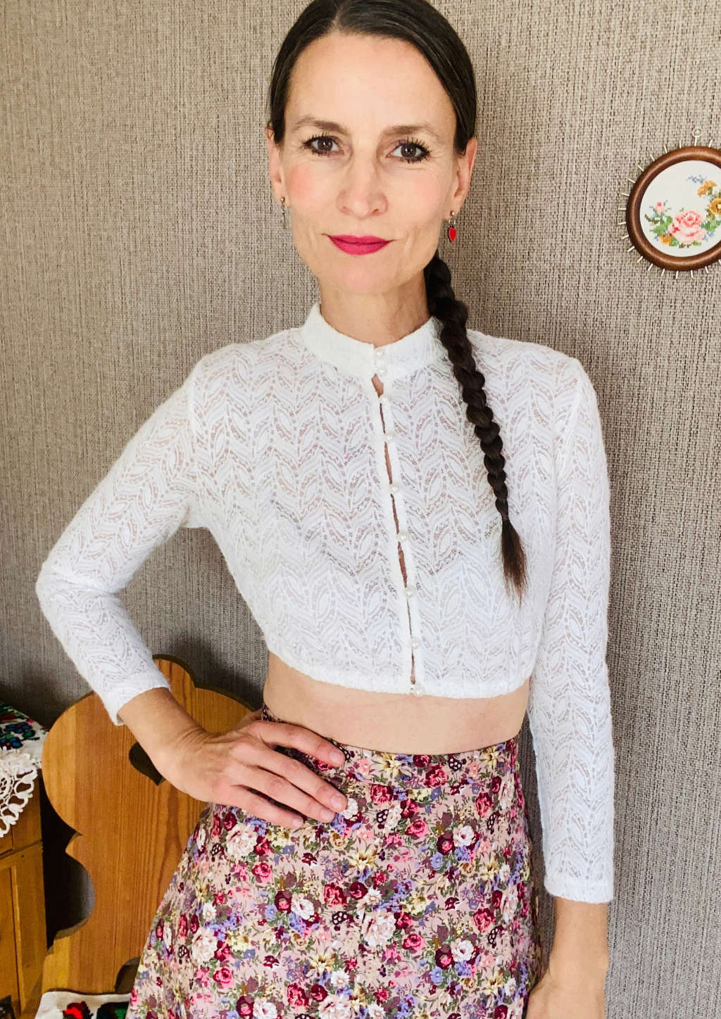 Dirndlbluse Jasmin langarm 