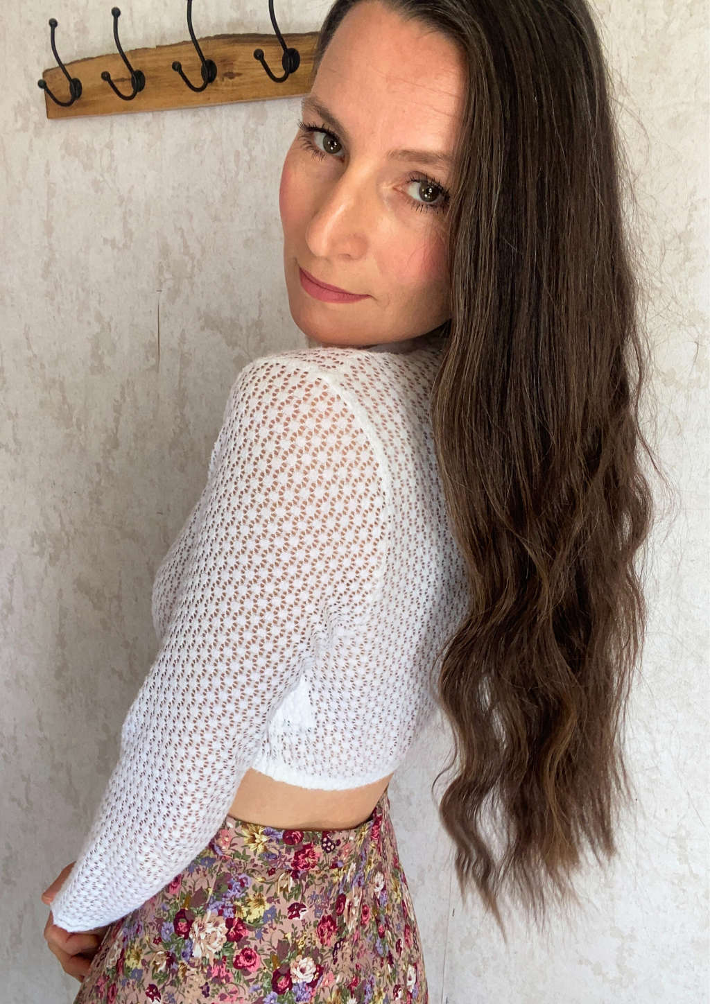 Dirndlbluse weiss langarm schlicht