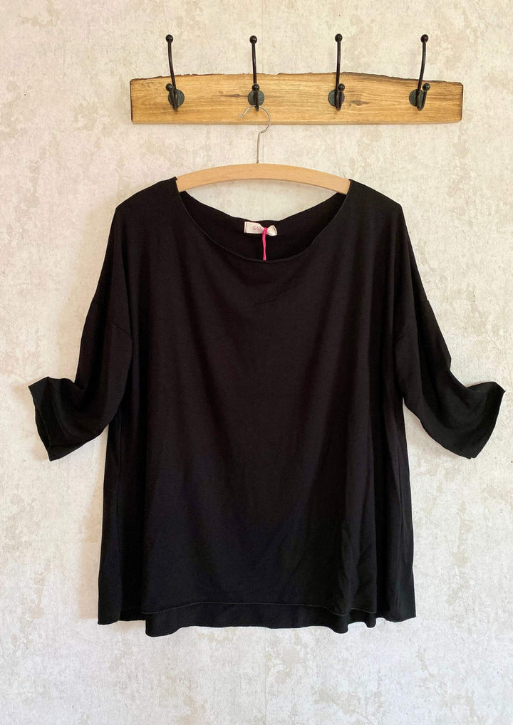 Oversize Shirt in schwarz große Größe