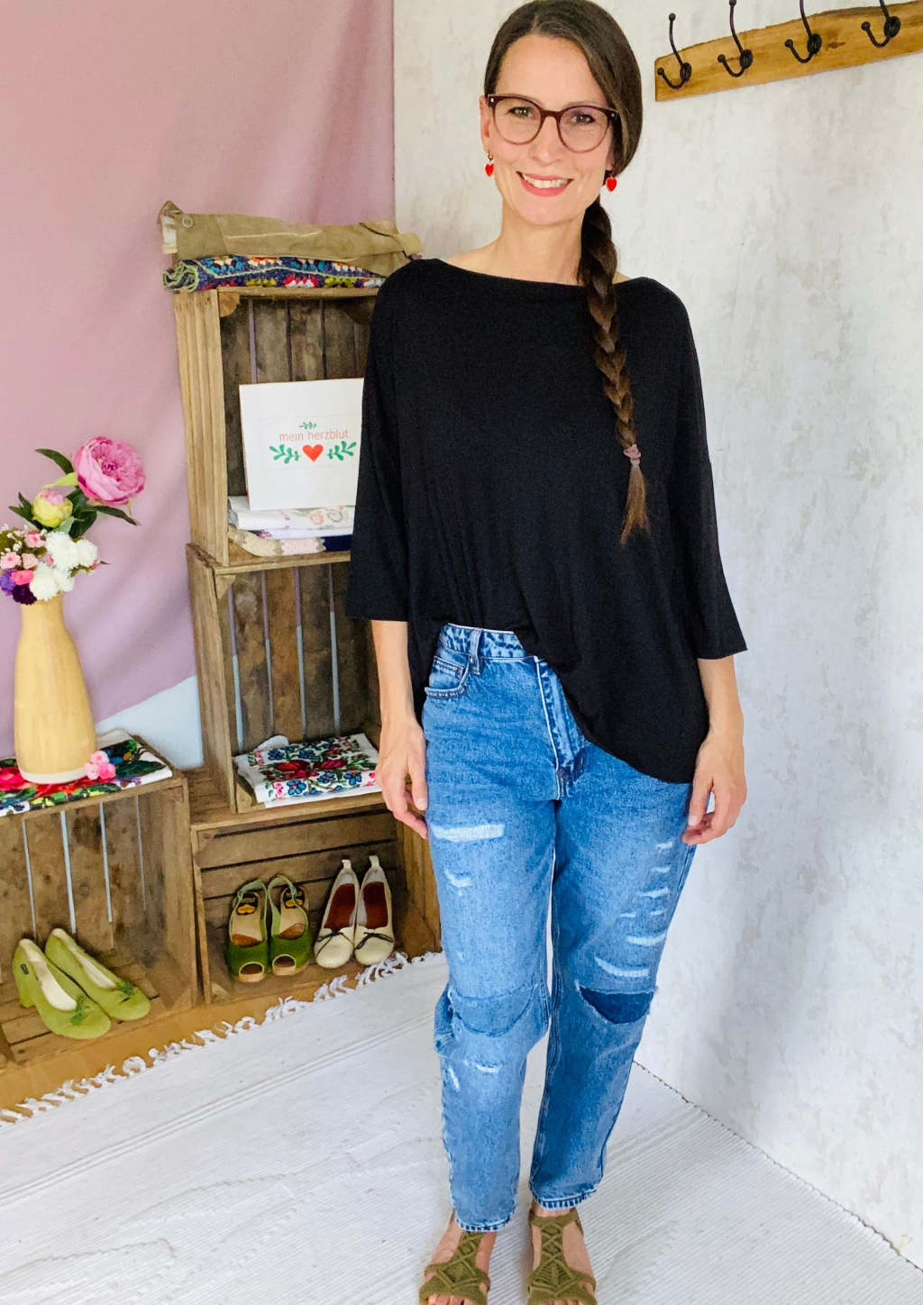 Edles Shirt in schwarz 
