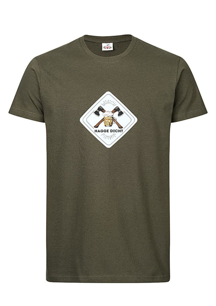 hagge dicht Volksfest Herrenshirt für die Lederhose Niederbayern lustige Sprüche