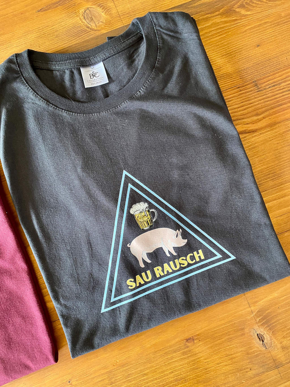 Herrenshirt Volksfest Gaudi herzblut Design Niederbayern 