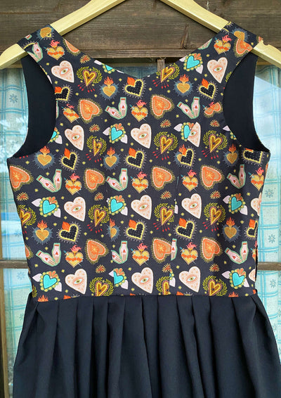 Herzblut Dirndl schwarzer Rock 