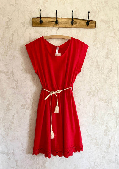 Herzblut Kleid in rot 