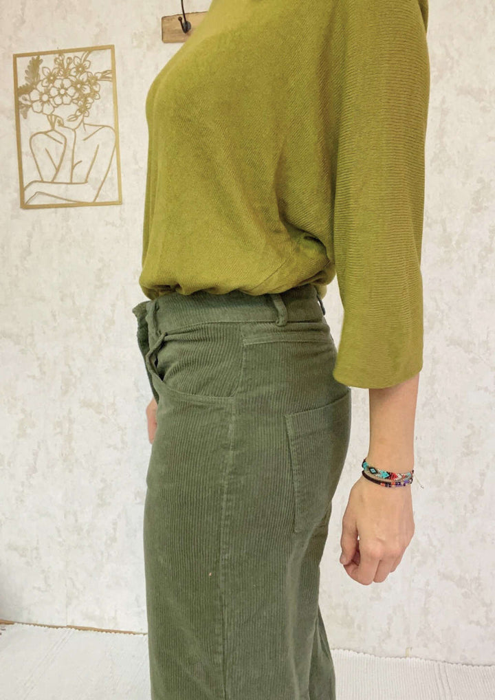 khaki Kordhose herzblut Shop