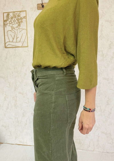 khaki Kordhose herzblut Shop