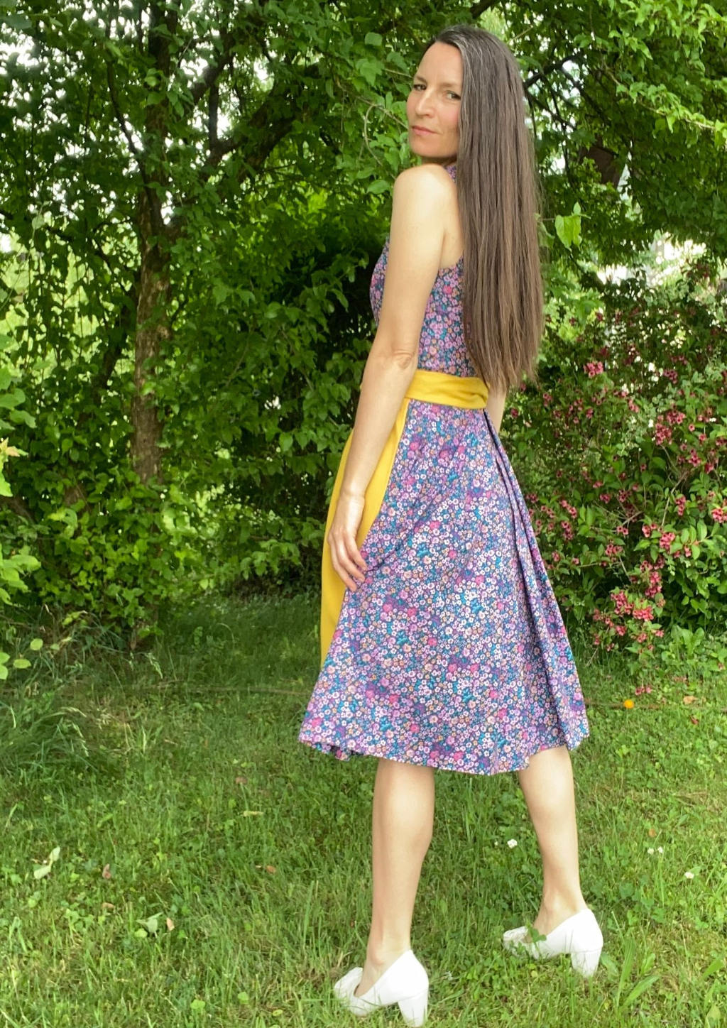 Dirndl lila mit rosa