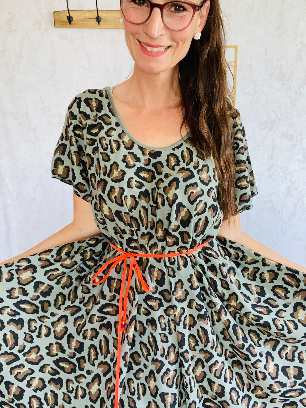 Leoparden Kleid für Damen 