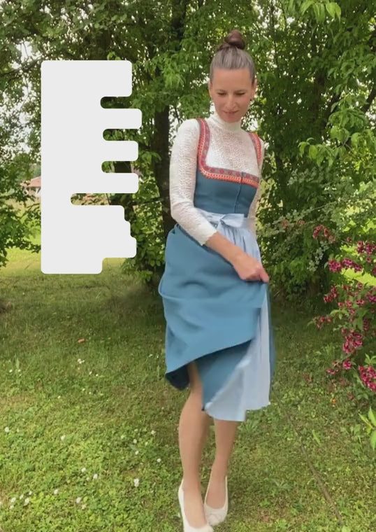 Dirndl Petrol 