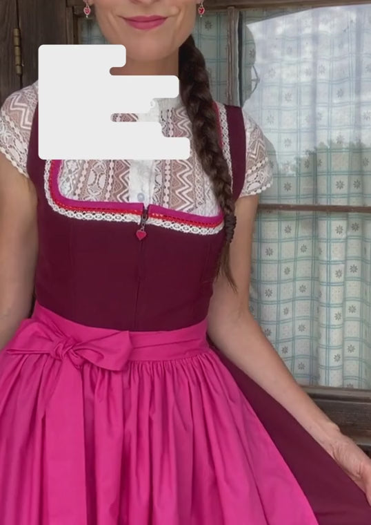 Dirndl "Burgundi"