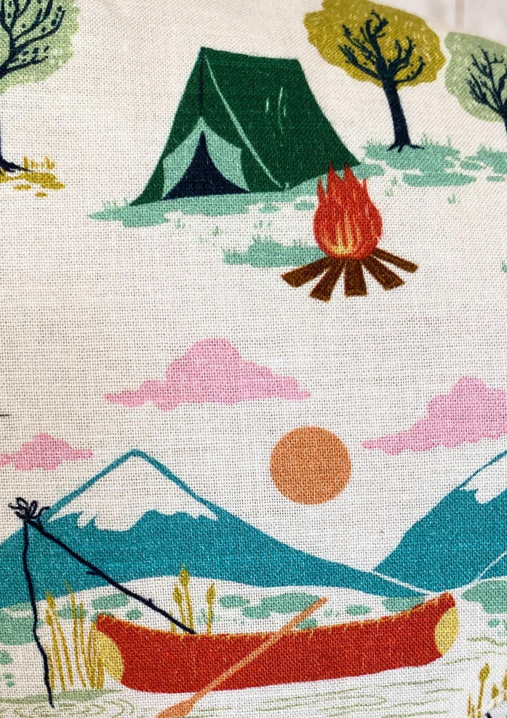 Retro Dirndl "camper" gelbe Schürze mein herzblut Shop