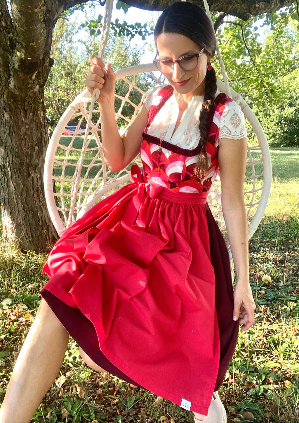 Dirndl "rote Liebe"