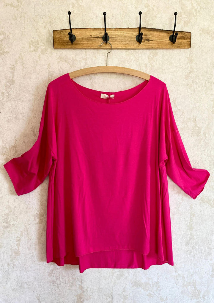 Shirt in Pink Oversize 