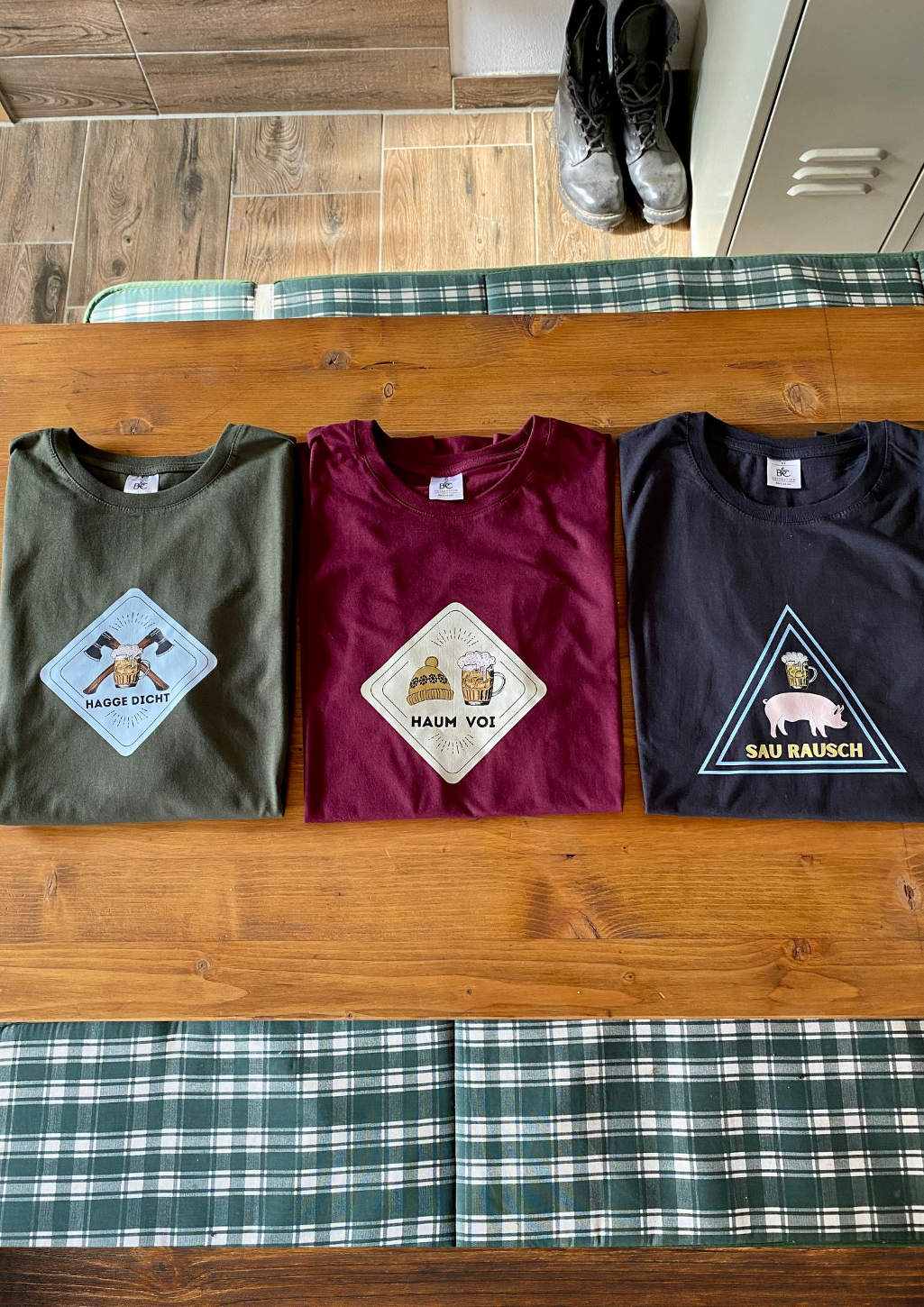Urige Herrenshirt für das Volksfest Niederbayern Gaudi