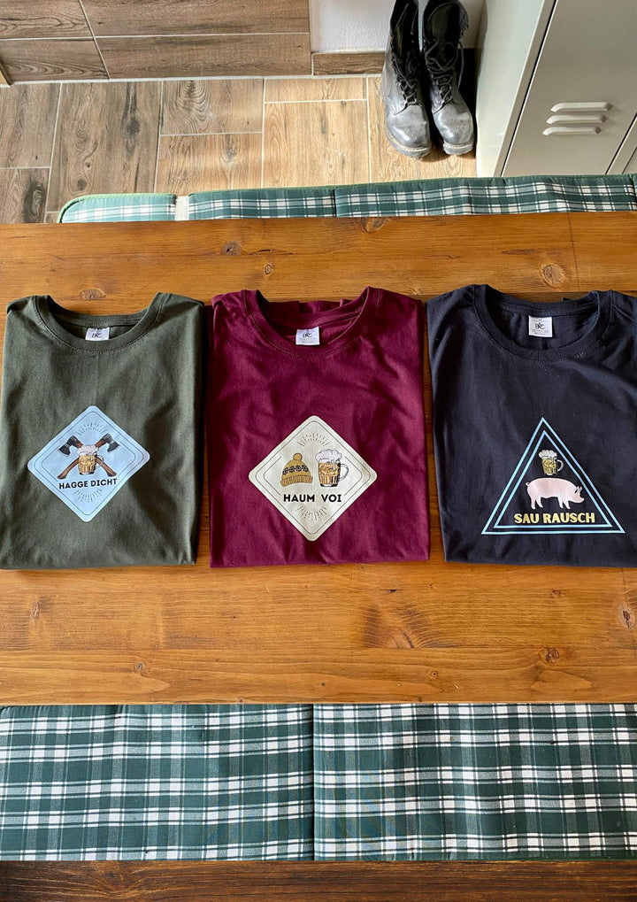 Urige Herrenshirt für das Volksfest Niederbayern Gaudi