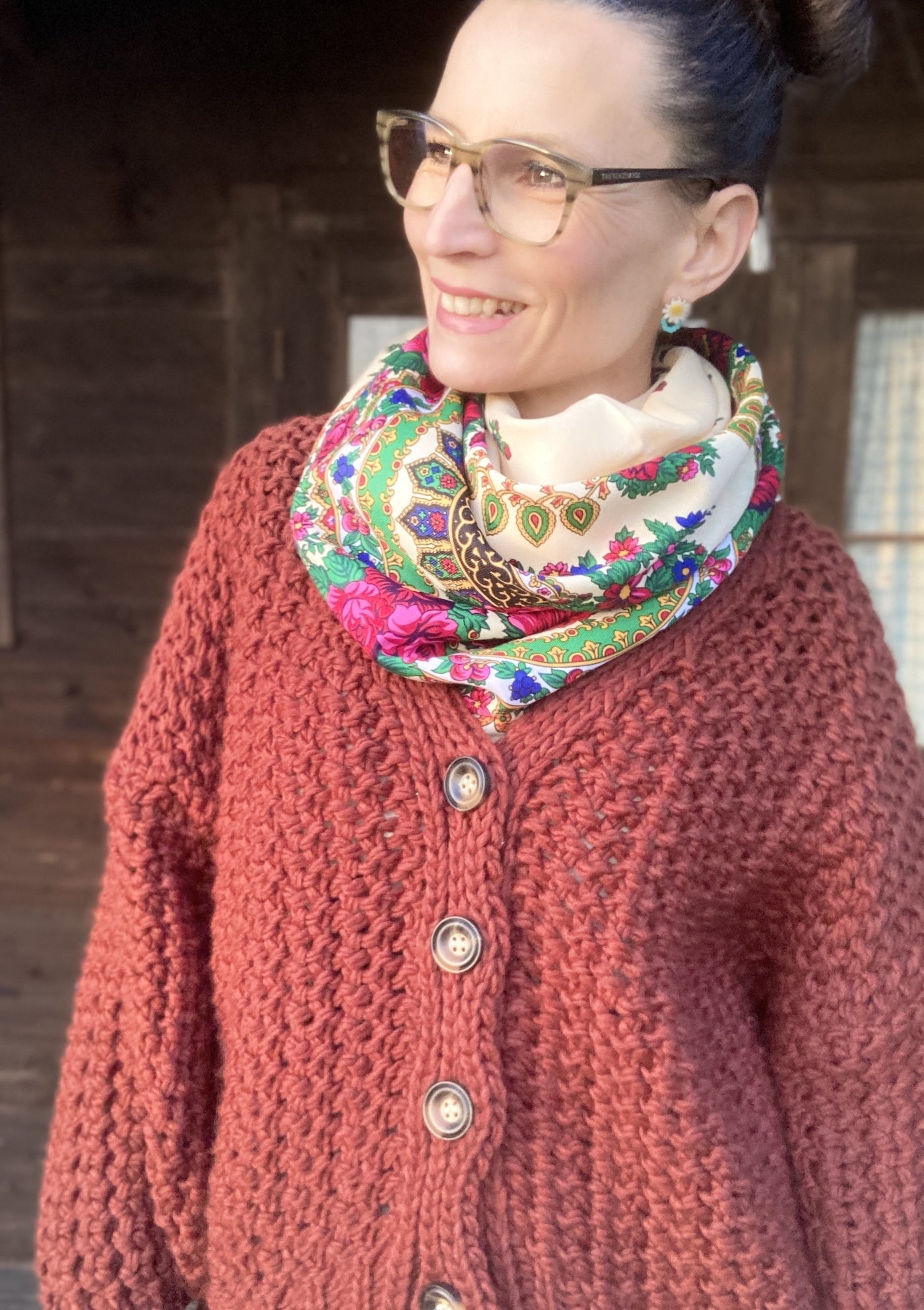 Alpine knit jacket autumn