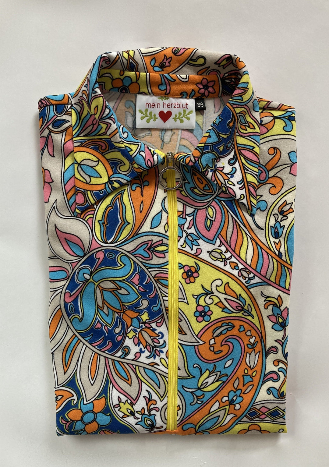 Retro long sleeve bodysuit