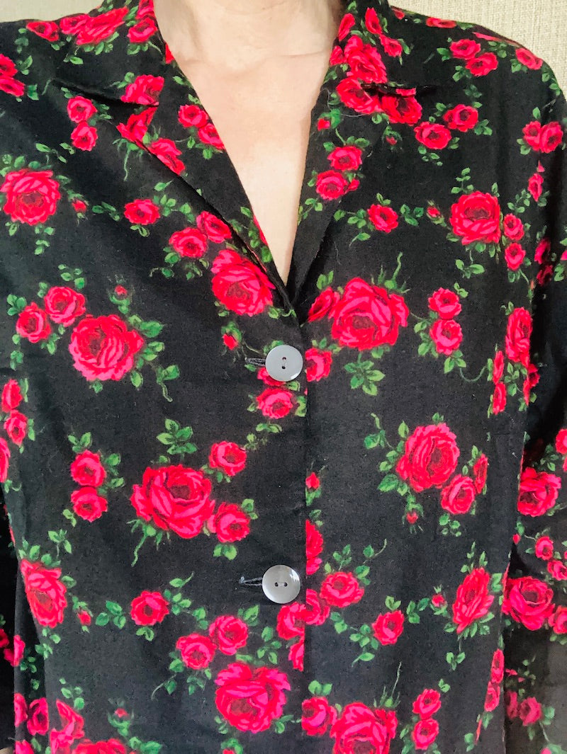 Retro Bluse mit Revers kragen mein herzblut online shop für besonderes zum anziehen 